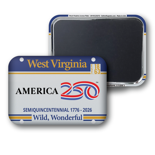 West Virginia 250 License Plate | Officially Licensed America250™