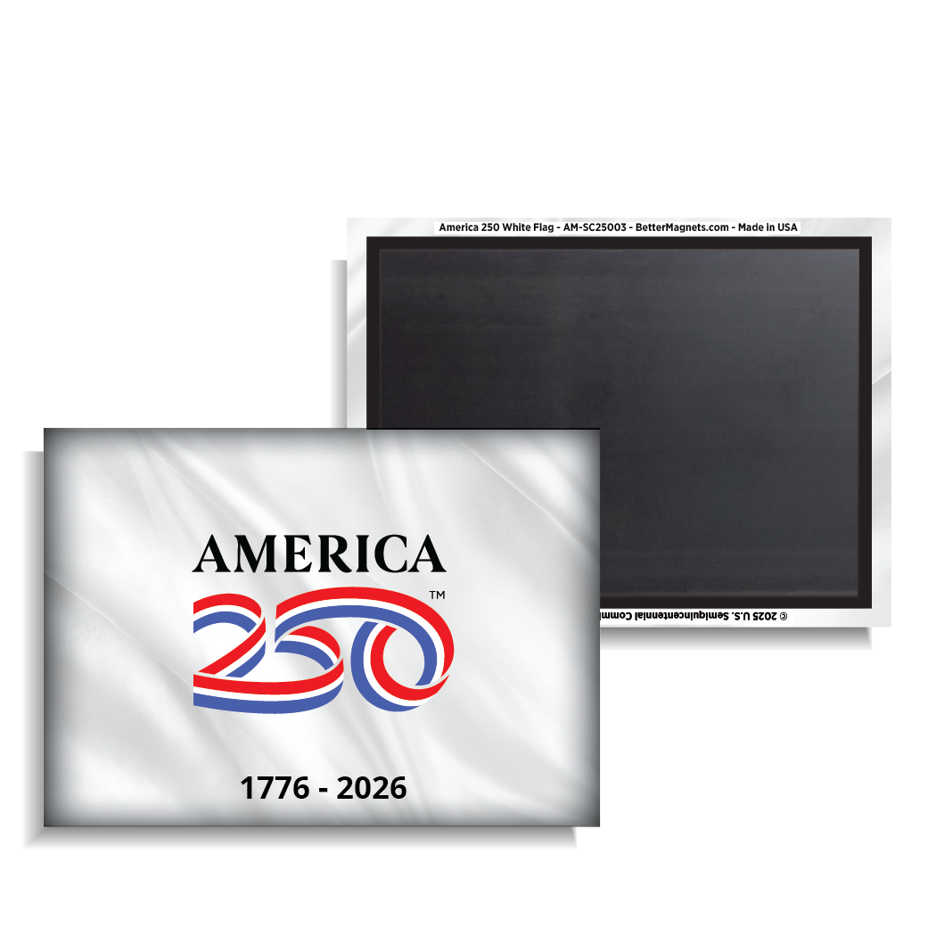 America250™ White Flag | Officially Licensed America250™