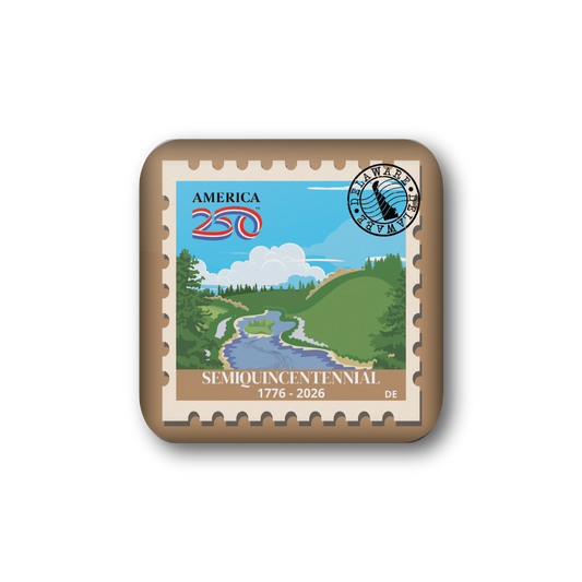 America250™ Delaware Stamp | Officially Licensed America250™