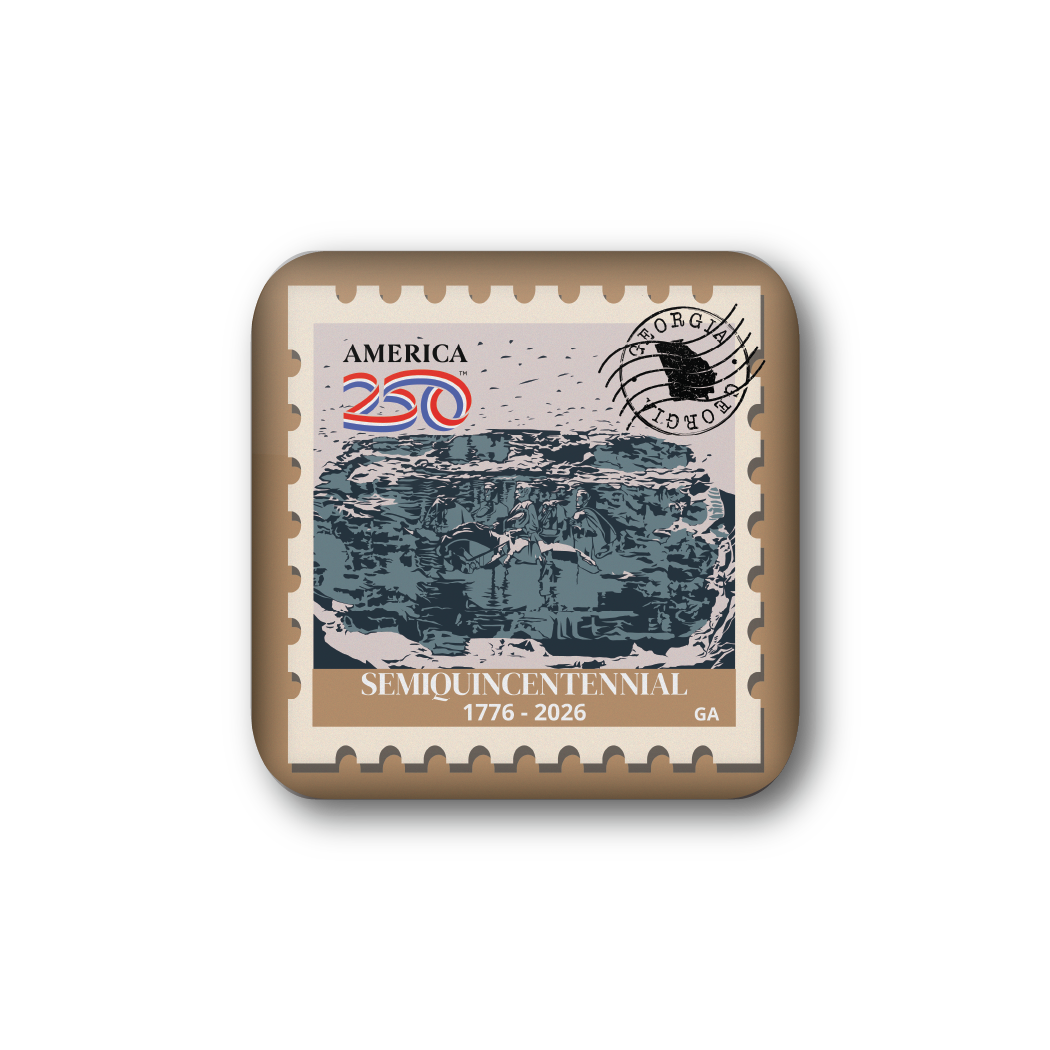 America250™ Georgia Stamp | Officially Licensed America250™