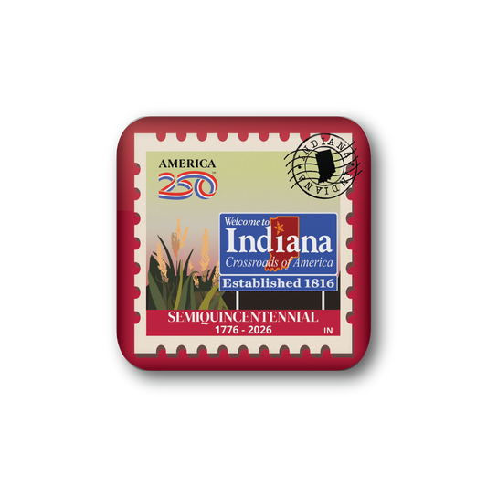 America250™ Indiana Stamp | Officially Licensed America250™