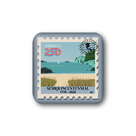 America250™ Michigan Stamp | Officially Licensed America250™
