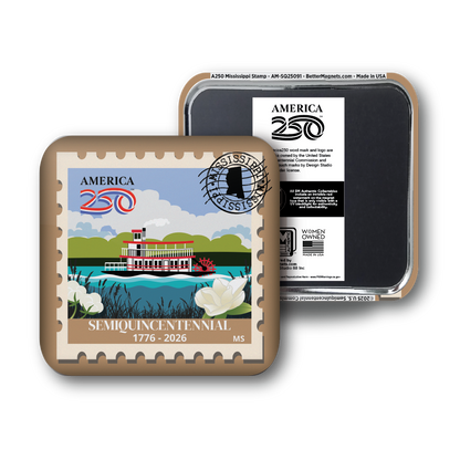 America250™ Mississippi Stamp | Officially Licensed America250™