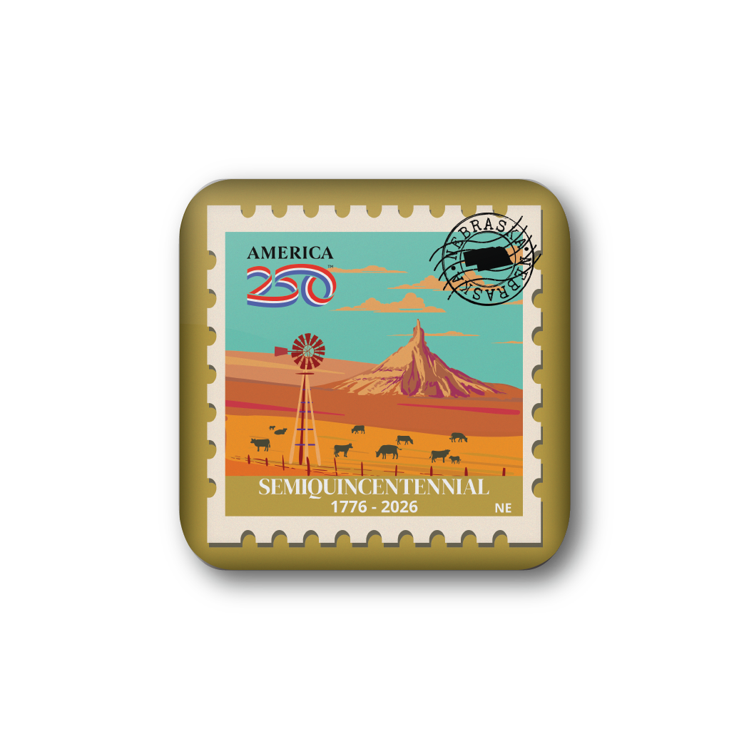 America250™ Nebraska Stamp | Officially Licensed America250™