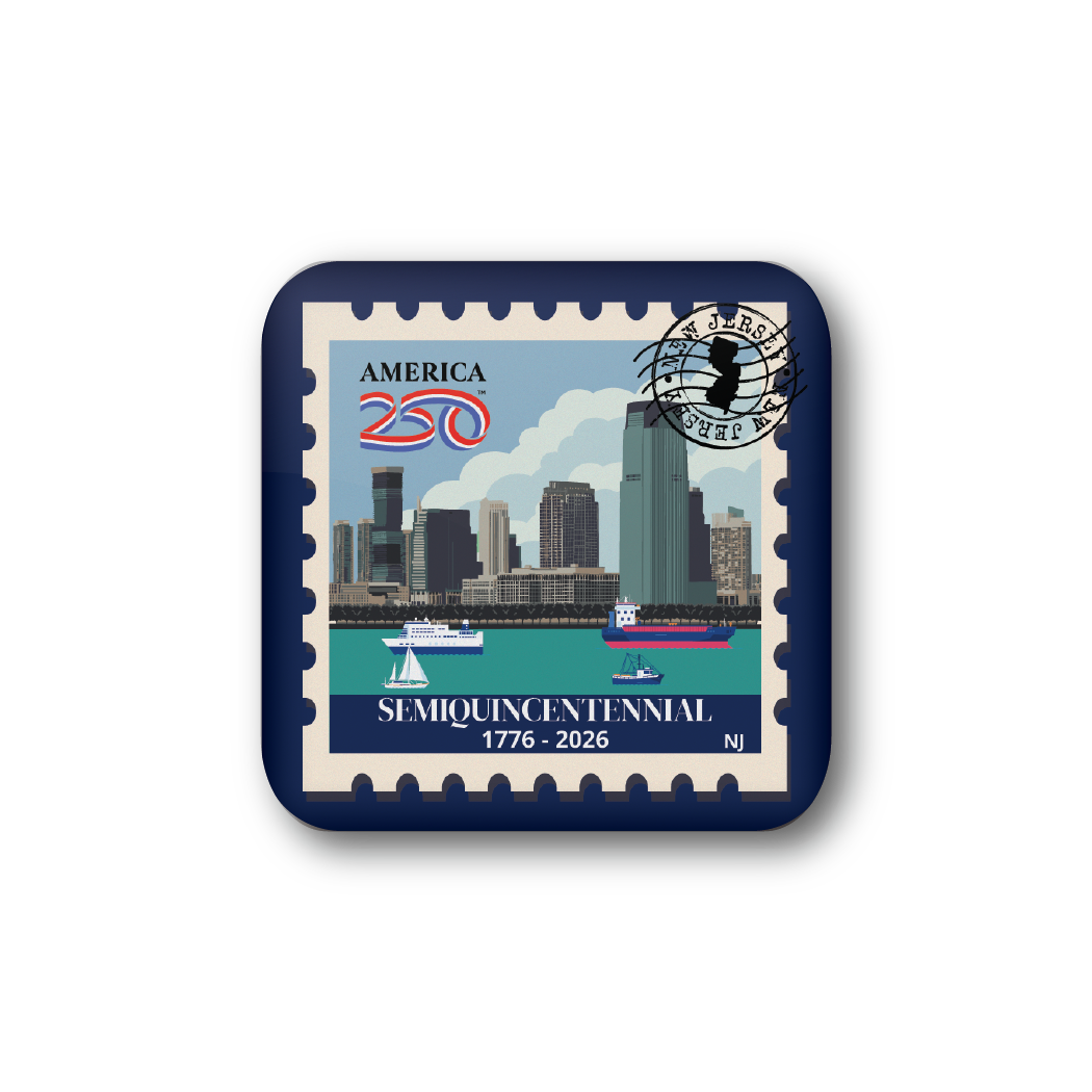 America250™ New Jersey Stamp | Officially Licensed America250™