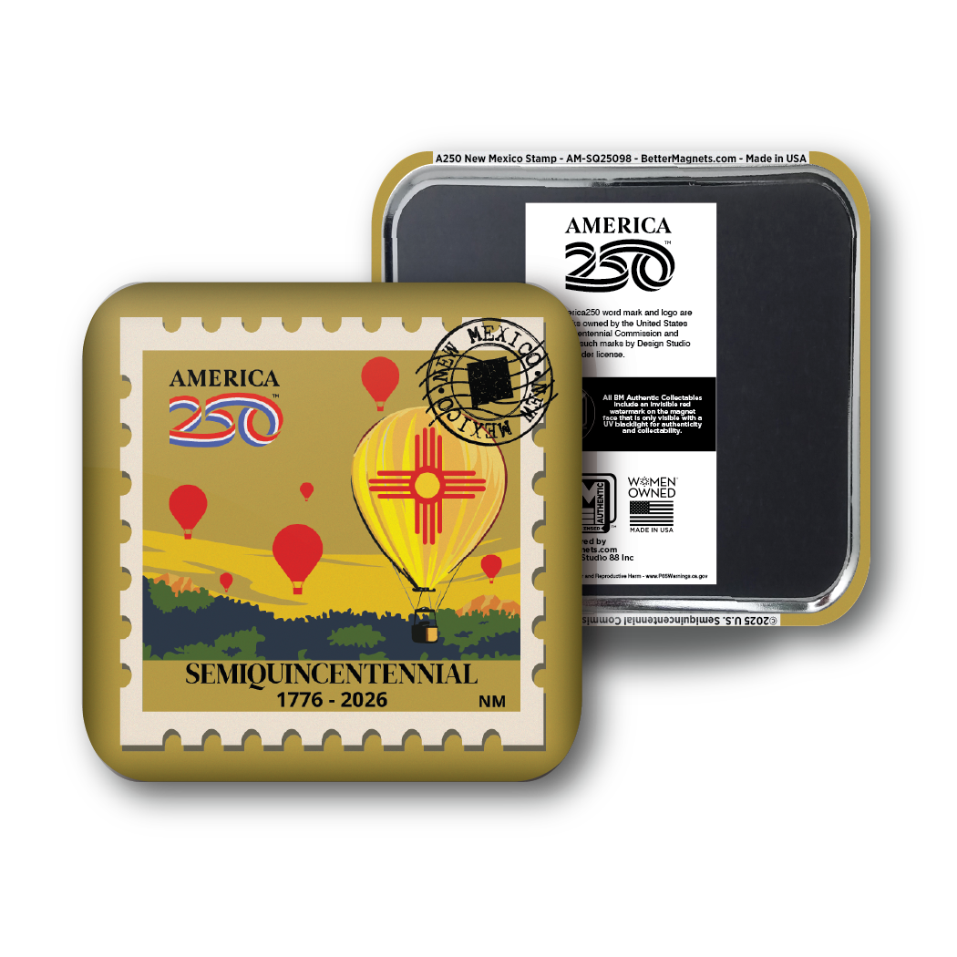 America250™ New Mexico Balloon Stamp | Officially Licensed America250™