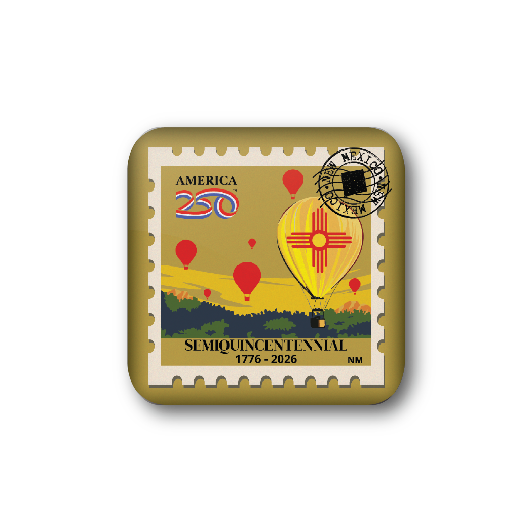 America250™ New Mexico Balloon Stamp | Officially Licensed America250™