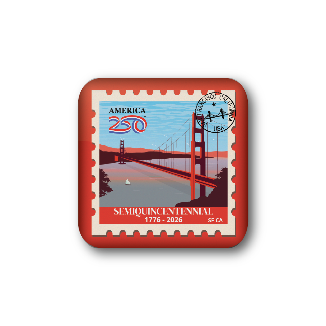 America250™ San Francisco Stamp | Officially Licensed America250™