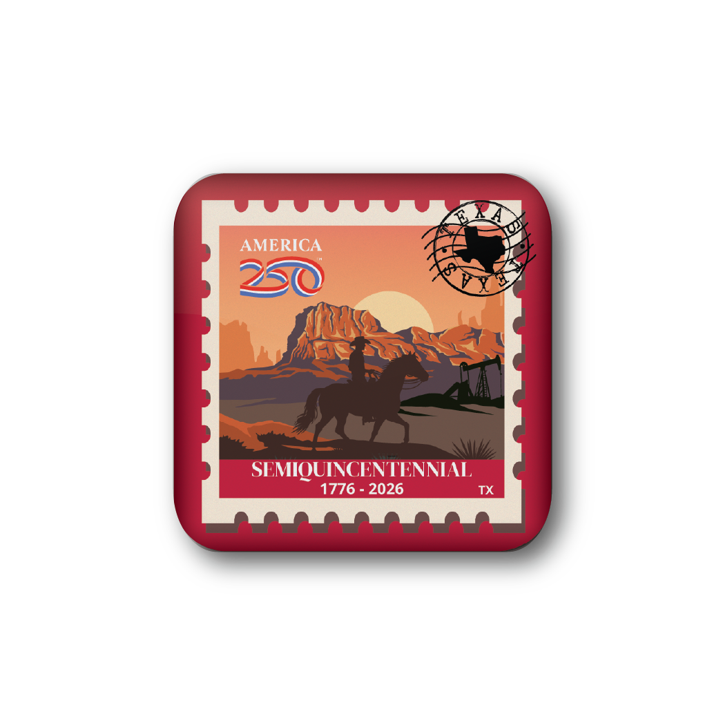 America250™ Texas Stamp | Officially Licensed America250™