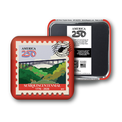 America250™ West Virginia Stamp | Officially Licensed America250™