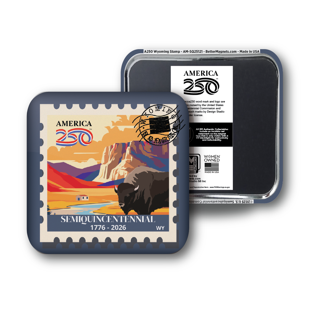 America250™ Wyoming Stamp | Officially Licensed America250™