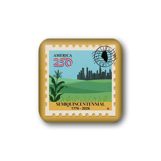 America250™ Illinois Stamp | Officially Licensed America250™