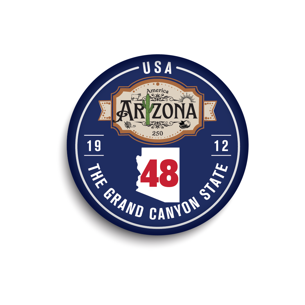 Arizona America250™ Badge | Officially Licensed AZ America250™