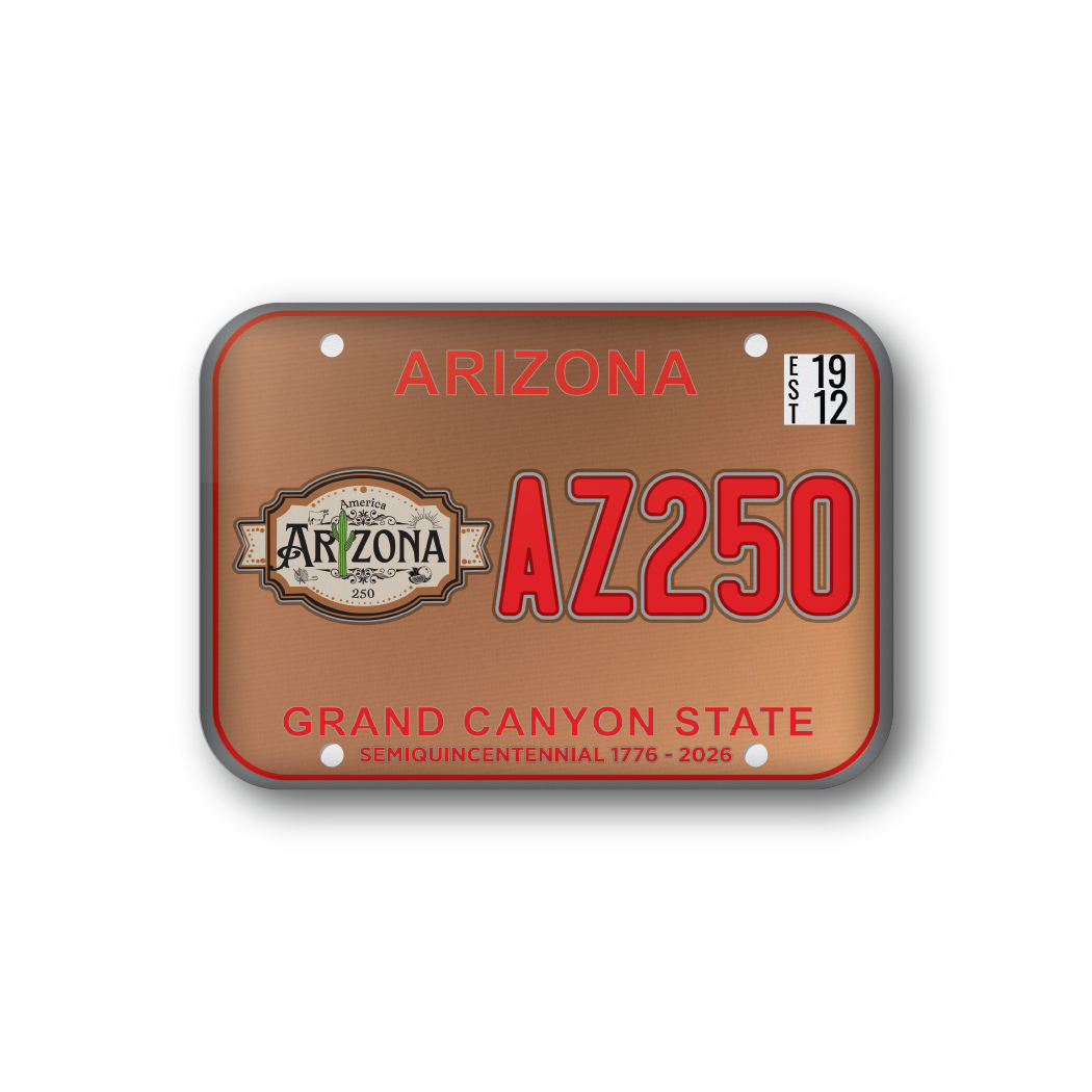 Arizona America250™ License Plate | Officially Licensed AZ America250™