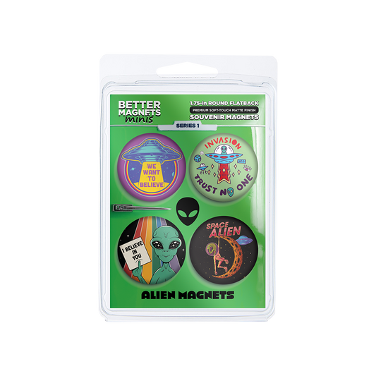 Alien Magnets  BM minis 4-Pack | Series 1