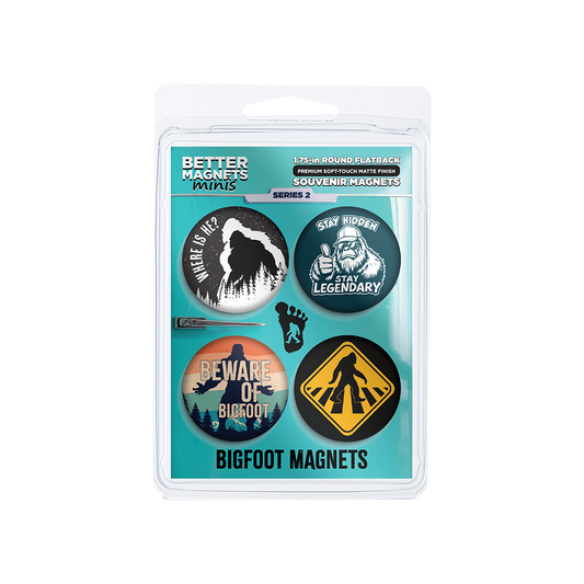 Bigfoot Magnets  BM minis 4-Pack |  Series 2