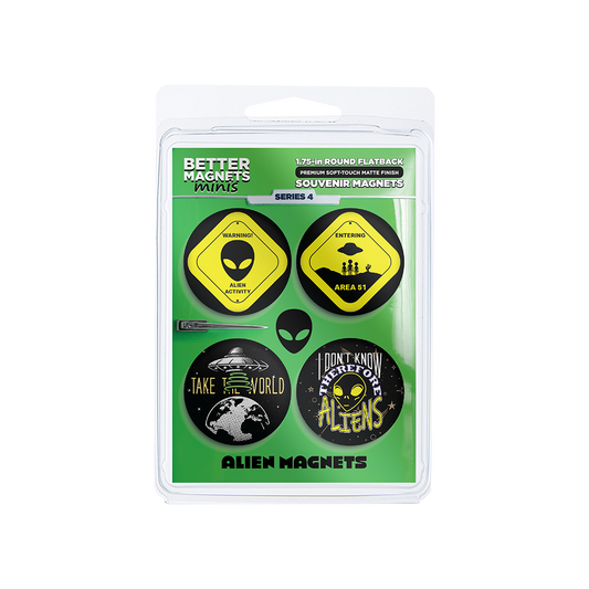 Alien Magnets  BM minis 4-Pack | Series 4