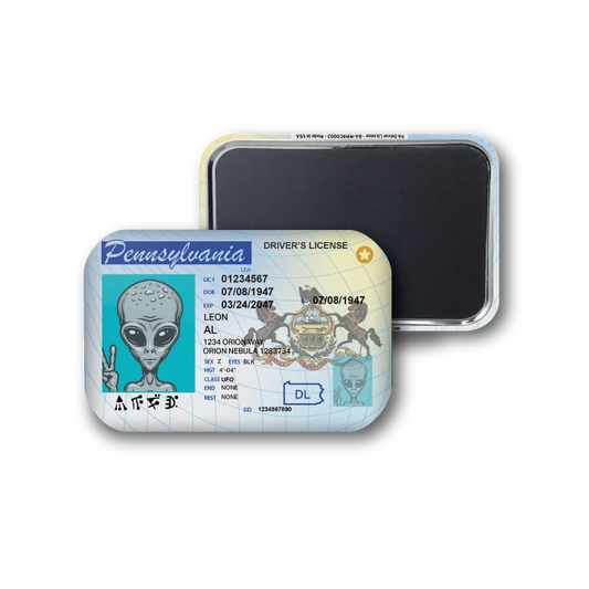 Pennsylvania Mini Alien Driver License