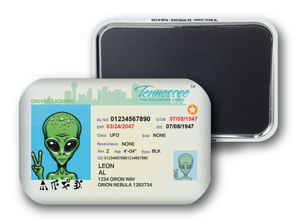 Tennessee Mini Alien Driver License