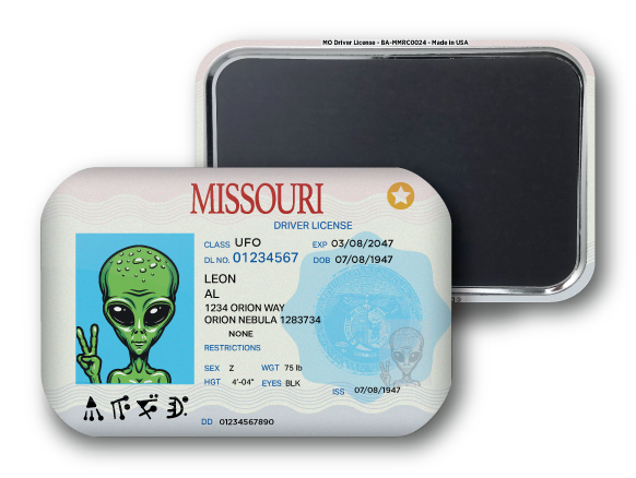 Missouri Mini Alien Driver License