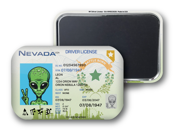 Nevada Mini Alien Driver License