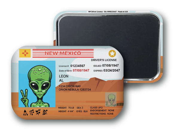 New Mexico Mini Alien Driver License