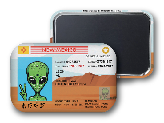 New Mexico Mini Alien Driver License