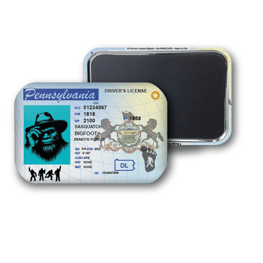 Pennsylvania Mini Bigfoot Driver License