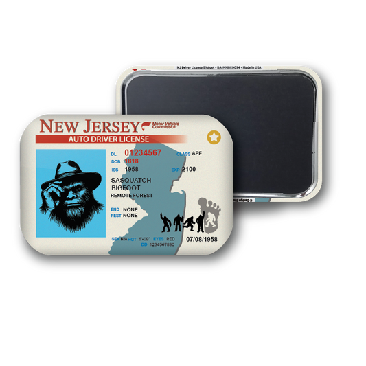 New Jersey Mini Bigfoot Driver License
