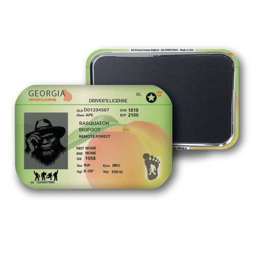 Georgia Mini Bigfoot Driver License