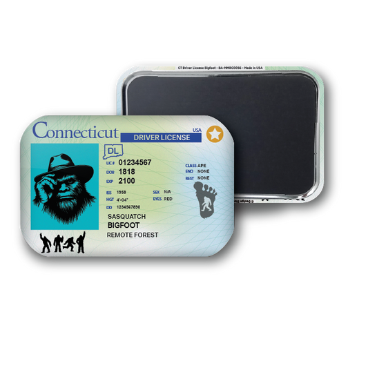 Connecticut Mini Bigfoot Driver License
