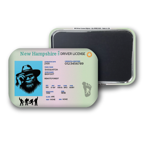 New Hampshire Mini Bigfoot Driver License