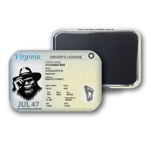 Virginia Mini Bigfoot Driver License
