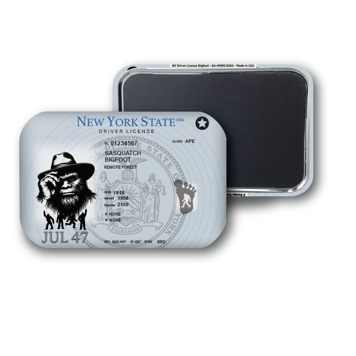 New York Mini Bigfoot Driver License