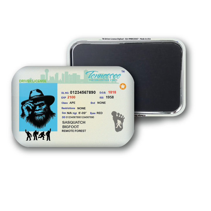Tennessee Mini Bigfoot Driver License