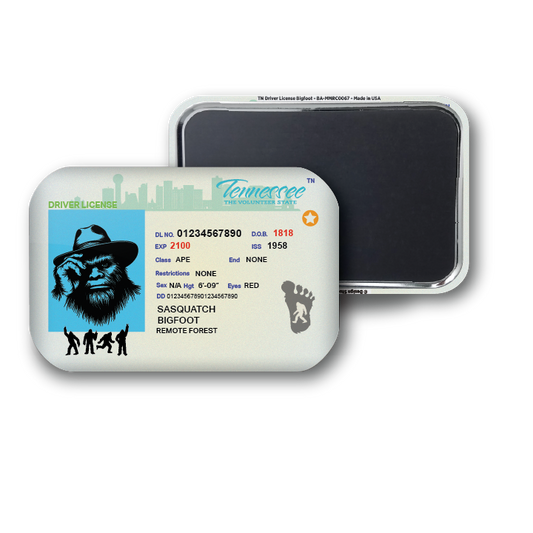 Tennessee Mini Bigfoot Driver License