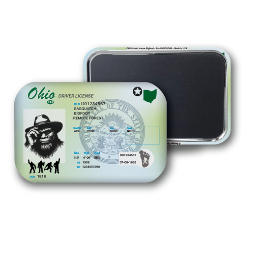 Ohio Mini Bigfoot Driver License