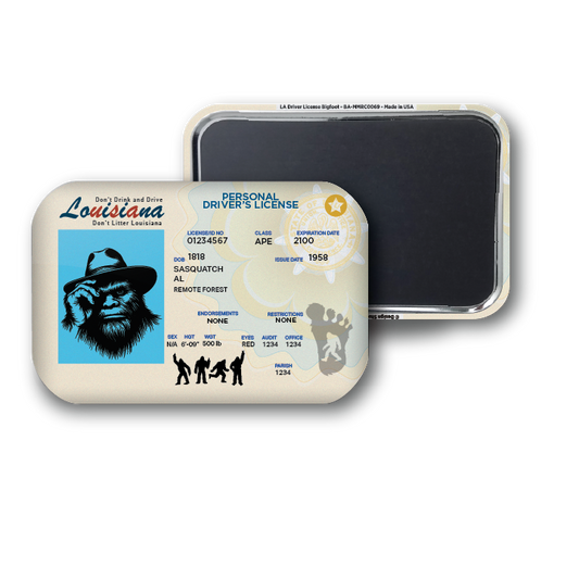 Louisiana Mini Bigfoot Driver License