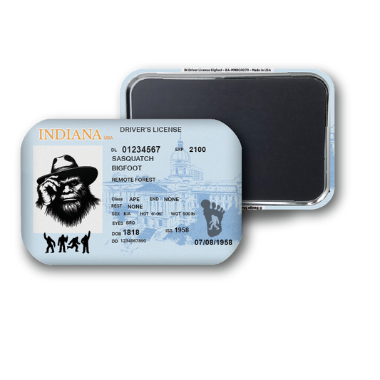 Indiana Mini Bigfoot Driver License