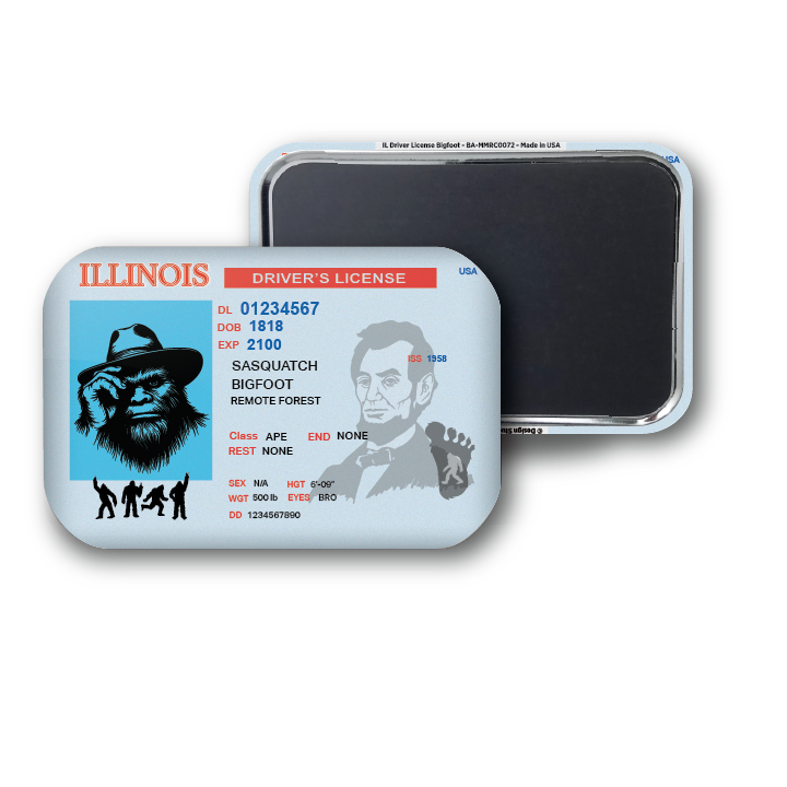Illinois Mini Bigfoot Driver License