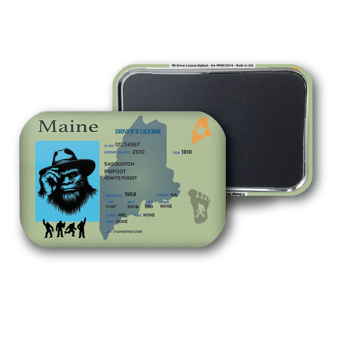 Maine Mini Bigfoot Driver License