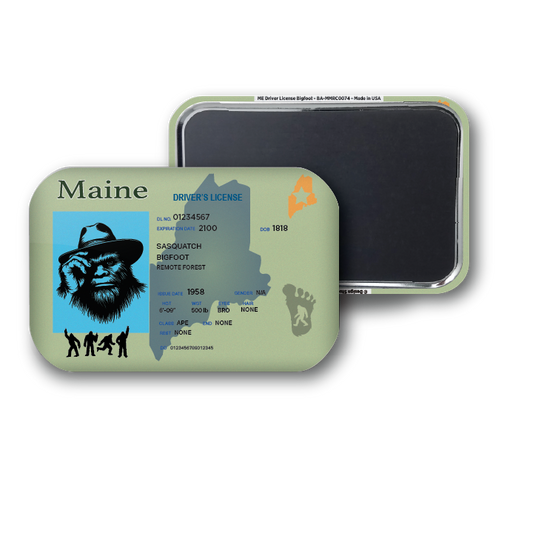 Maine Mini Bigfoot Driver License