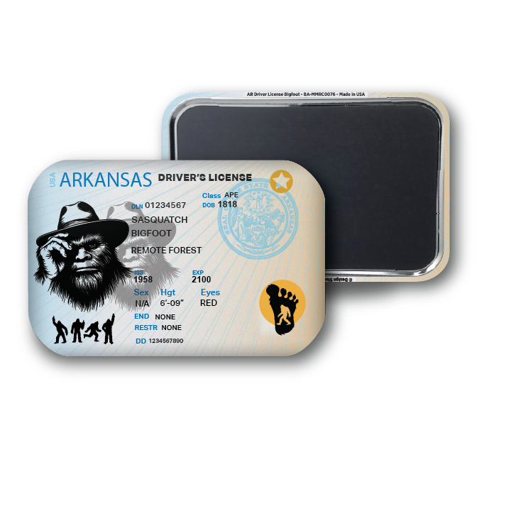 Arkansas Mini Bigfoot Driver License