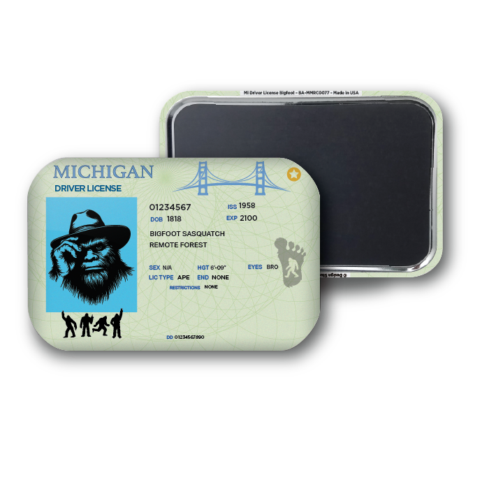 Michigan Mini Bigfoot Driver License