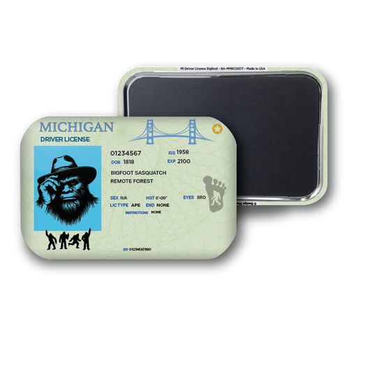Michigan Mini Bigfoot Driver License