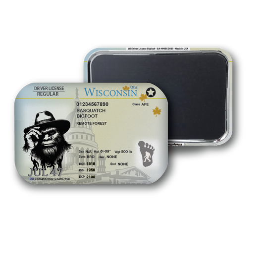 Wisconsin Mini Bigfoot Driver License