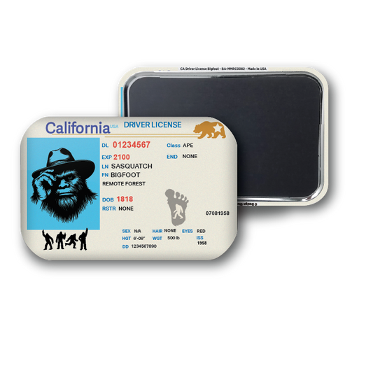 California Mini Bigfoot Driver License