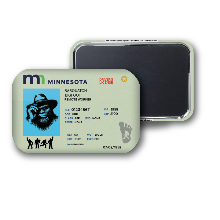 Minnesota Mini Bigfoot Driver License