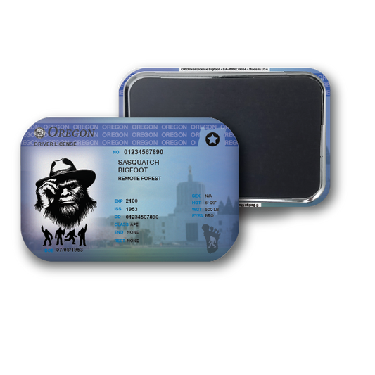 Oregon Mini Bigfoot Driver License