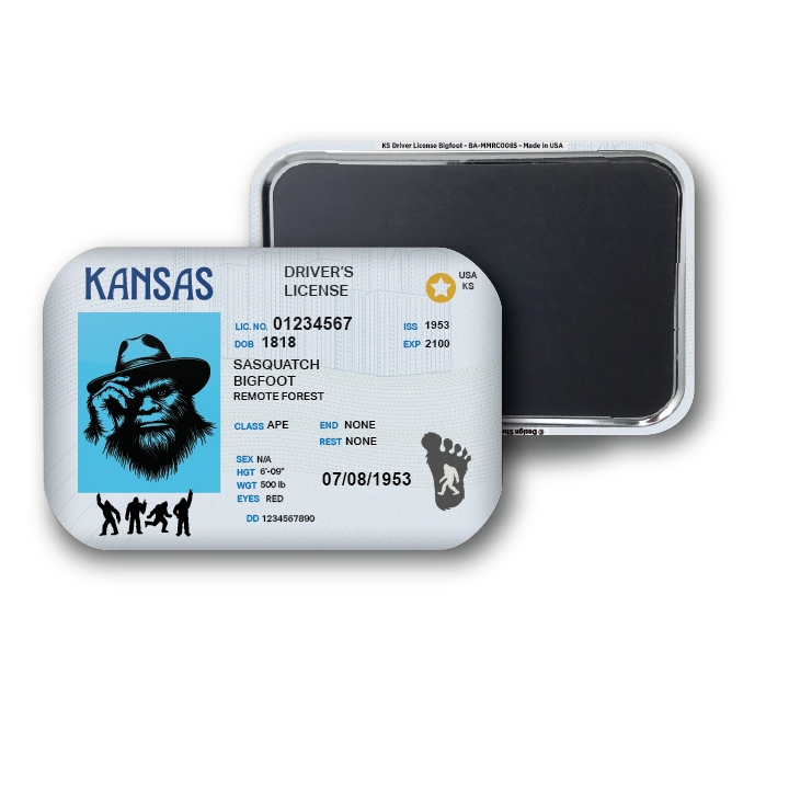 Kansas Mini Bigfoot Driver License